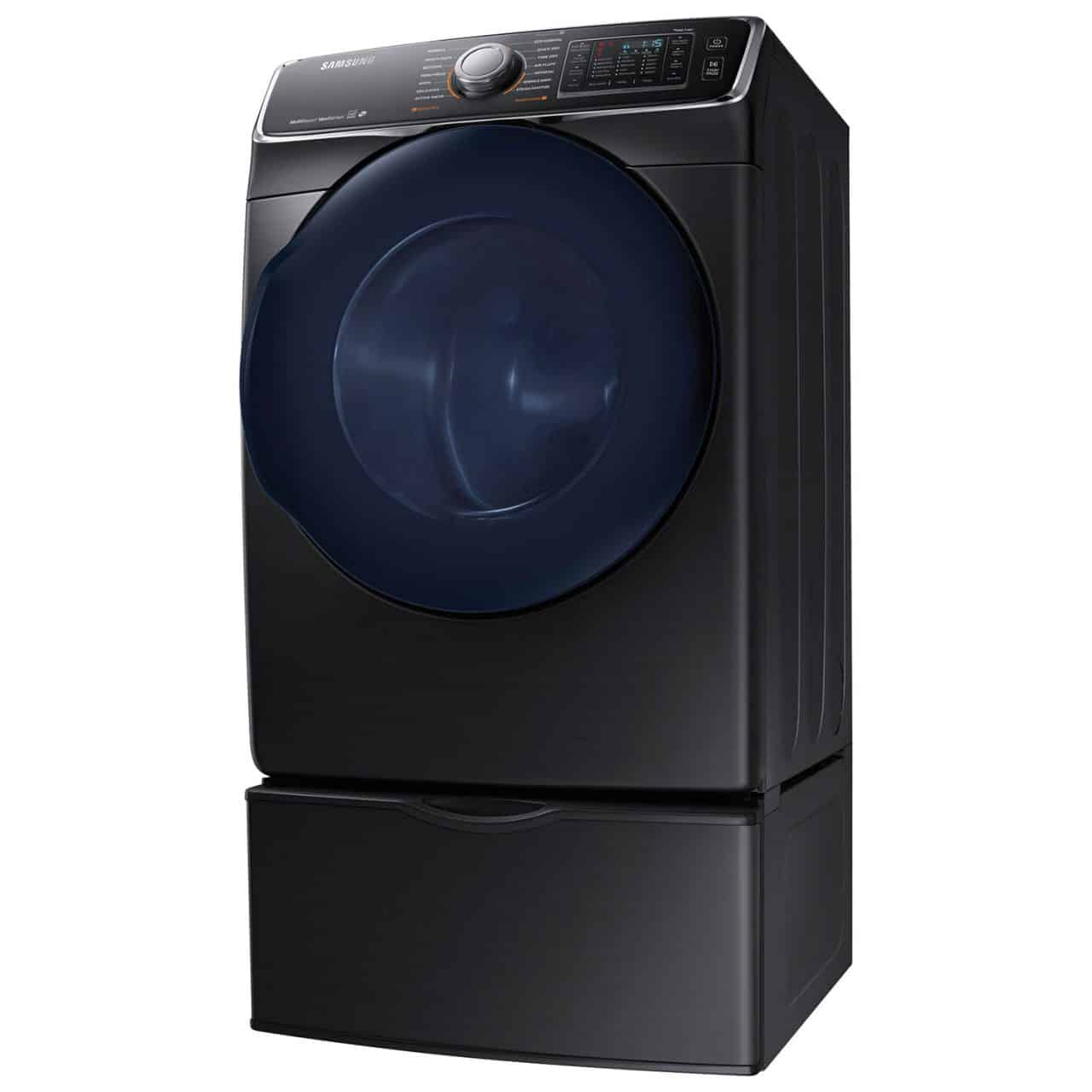 Samsung 7.5 Cu. Ft. Electric Steam Dryer (DV45K6500EV) Black