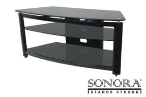 Sonara 55’’ wide metal and glass stand
