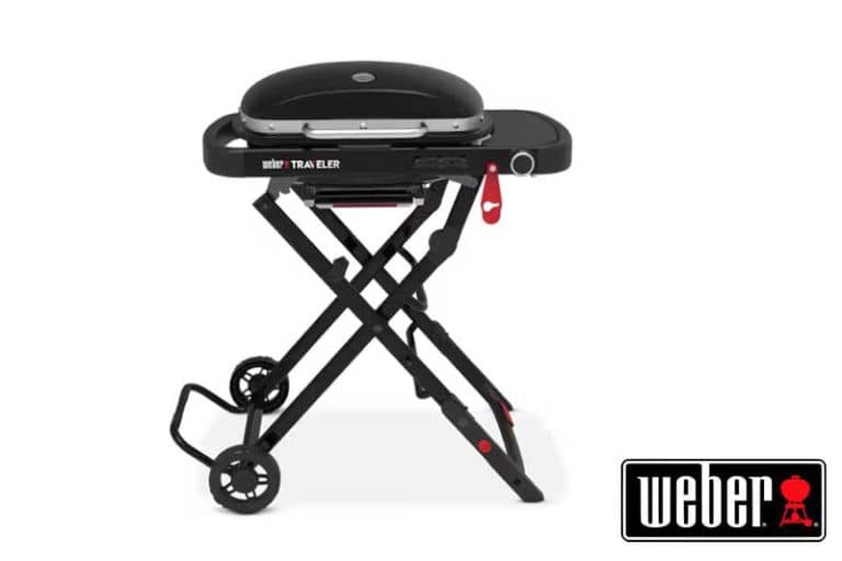 Weber Traveler® Compact Portable Gas Grill - Double Diamond Electronics ...